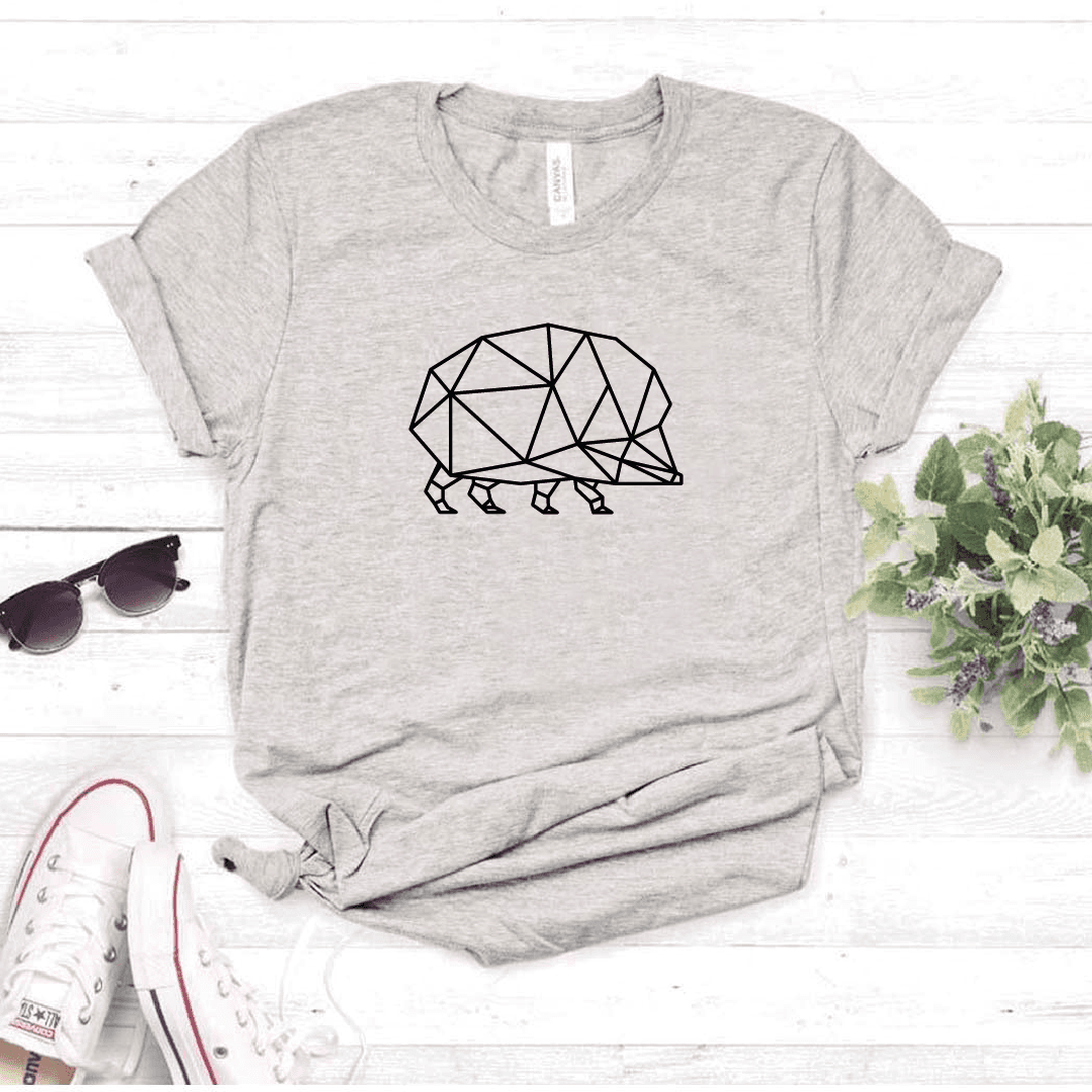 Camisa estampada tipo T- shirt Erizo Geométrico — foto 4