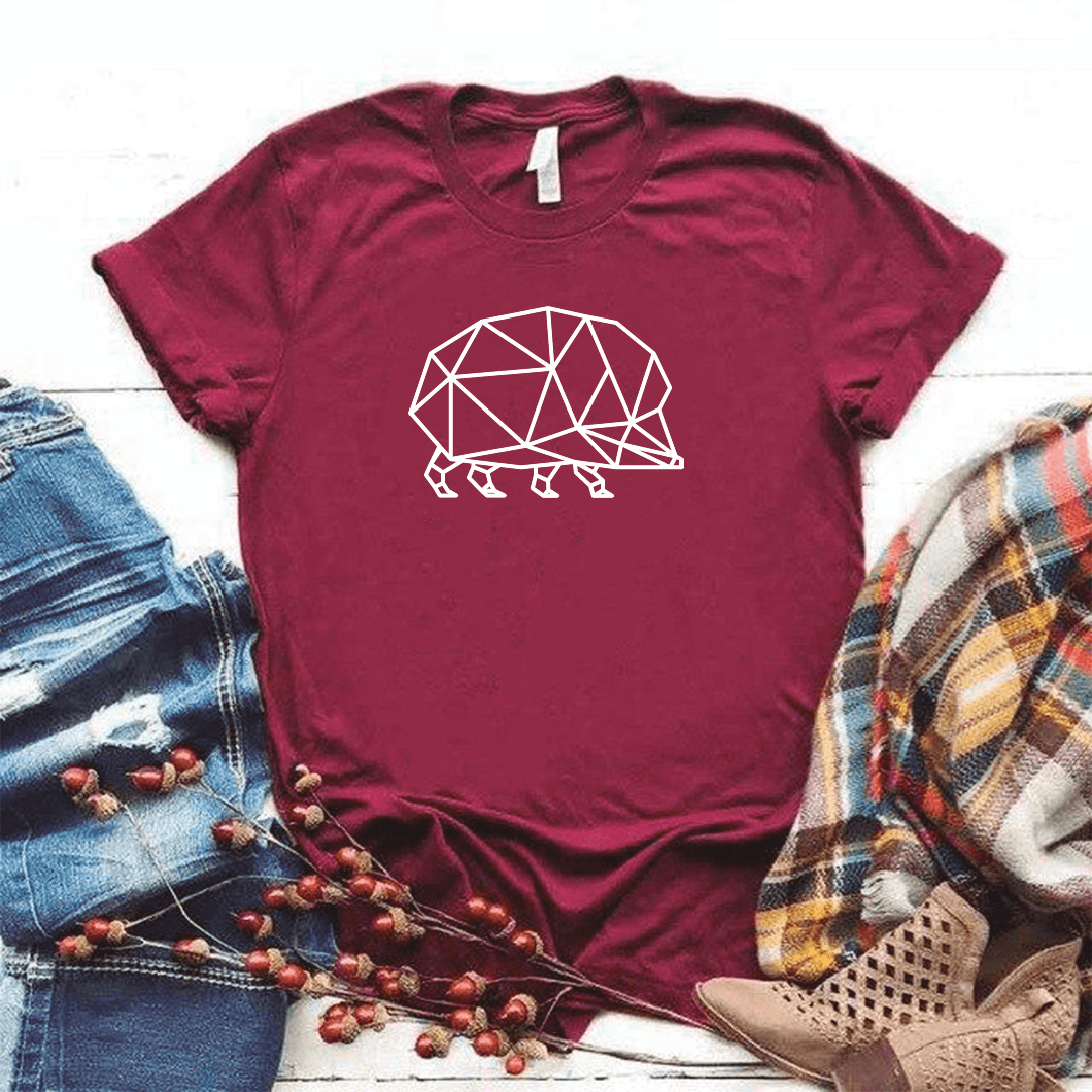 Camisa estampada tipo T- shirt Erizo Geométrico — foto 7