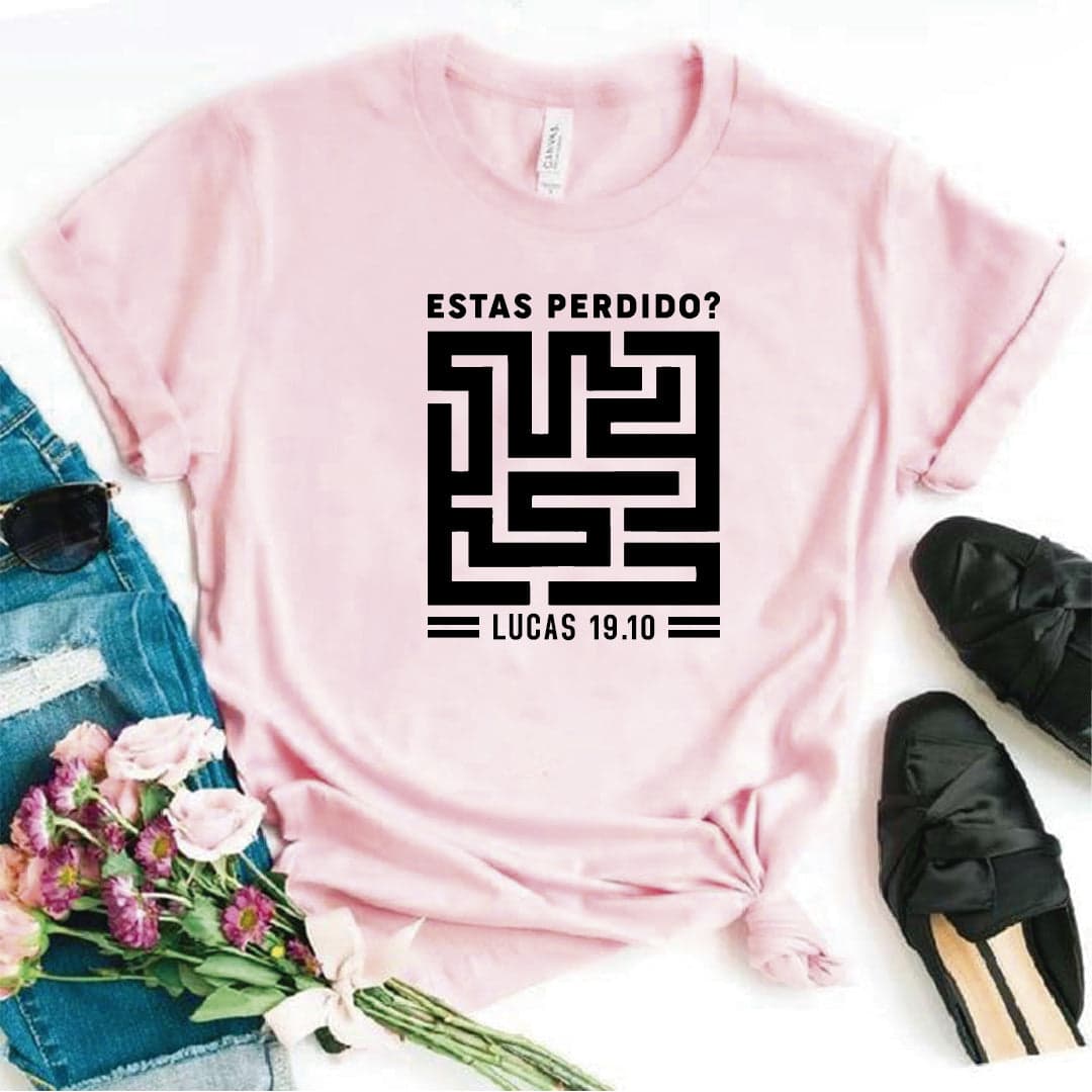 Camisa estampada tipo T- shirt ESTAS PERDIDO LABERINTO — foto 6