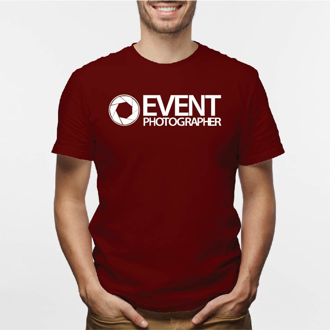 Camisa estampada para hombre  tipo T-shirt EVENT PHOTOGRAPHER — foto 1