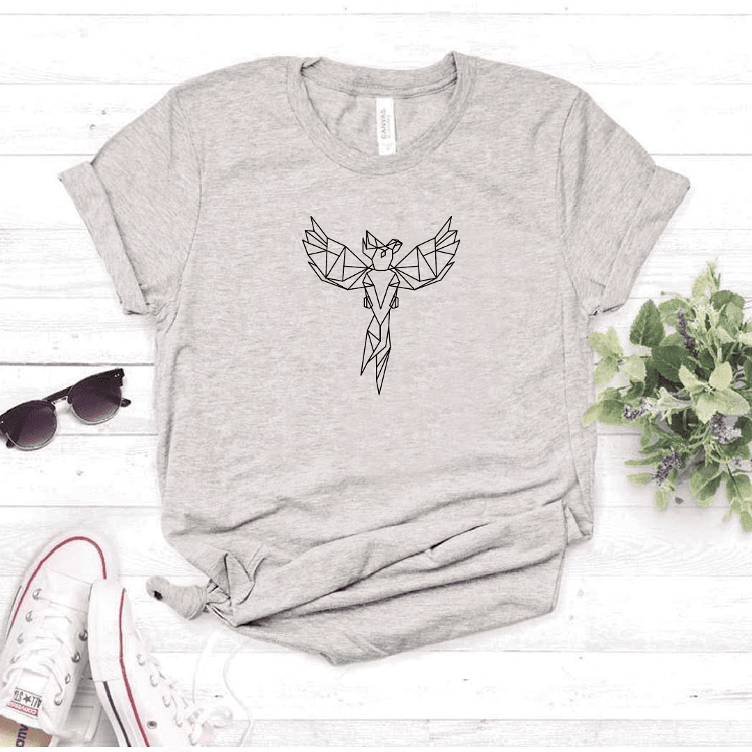 Camisa estampada tipo T- shirt Fénix Geométrico — foto 4
