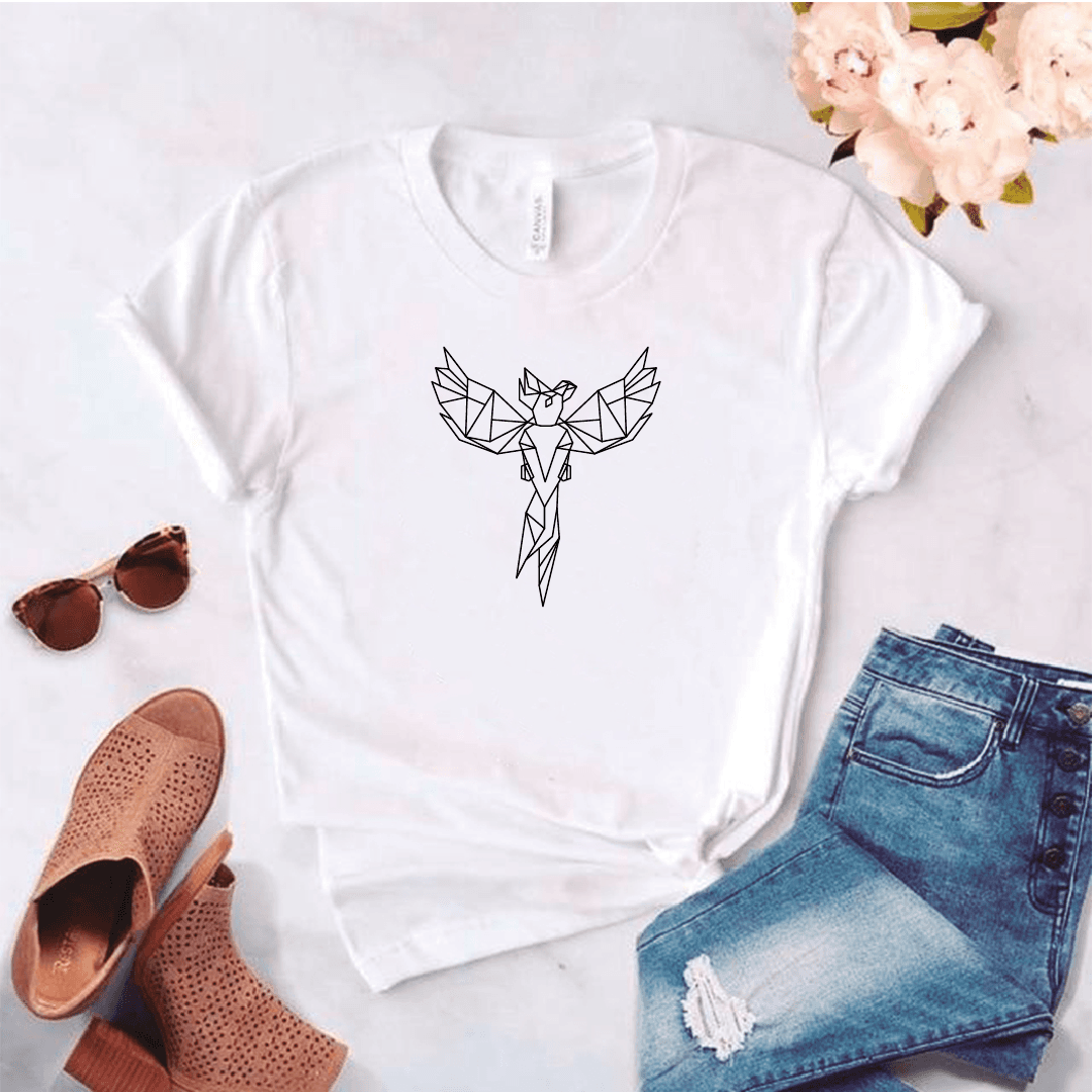 Camisa estampada tipo T- shirt Fénix Geométrico — foto 5