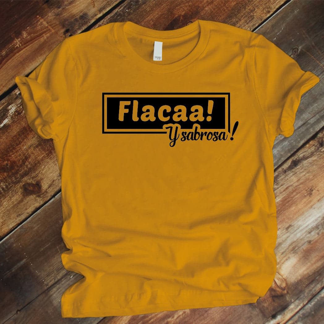 Camiseta Estampada T-shirt  FLACA Y SABROSA — foto 2