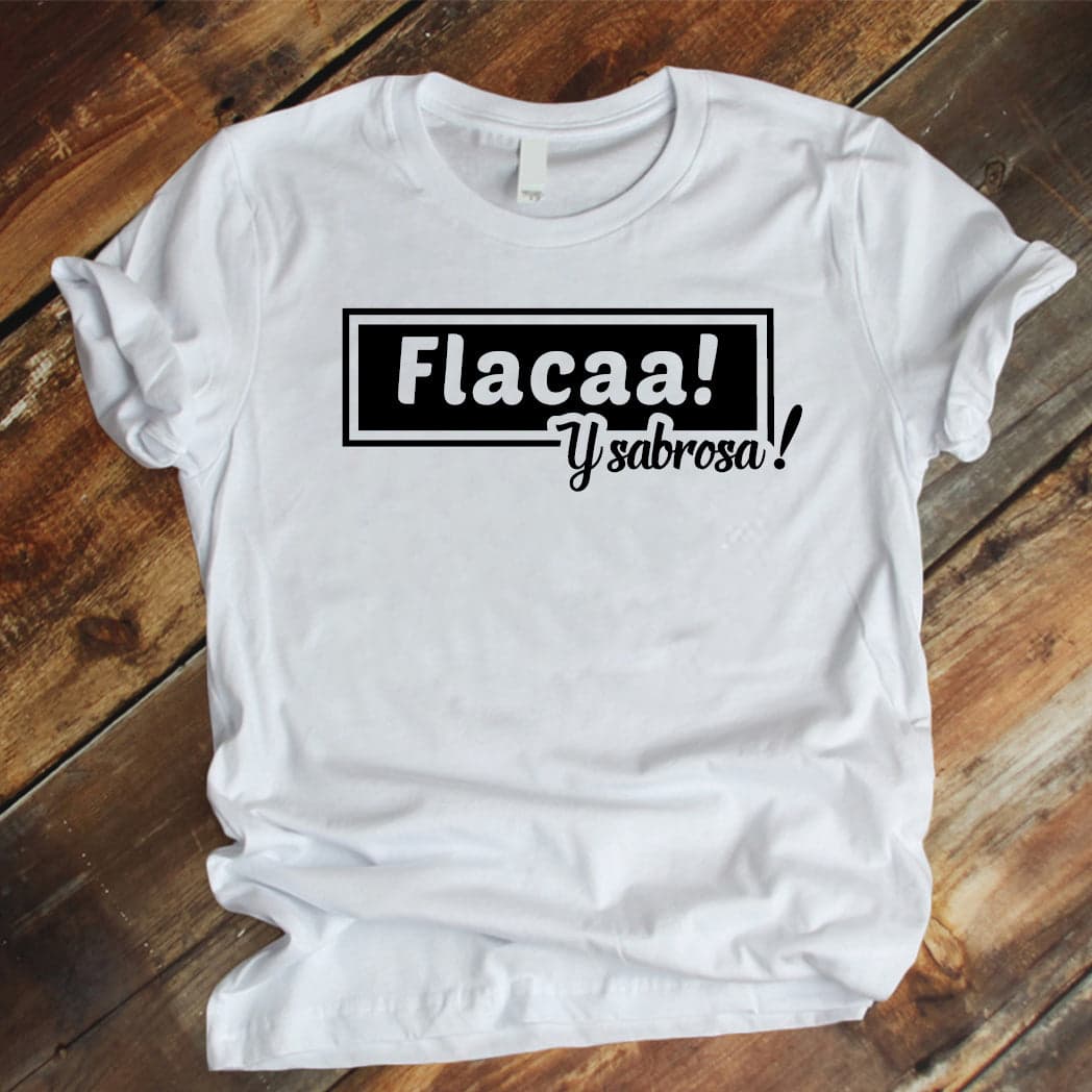 Camiseta Estampada T-shirt  FLACA Y SABROSA — foto 3