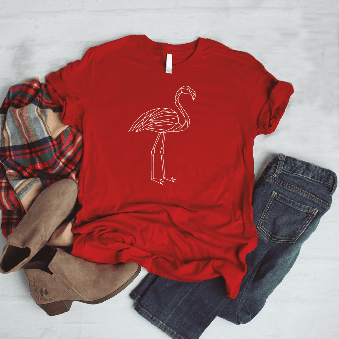 Camisa estampada tipo T- shirt Flamingo Geometrico — foto 8