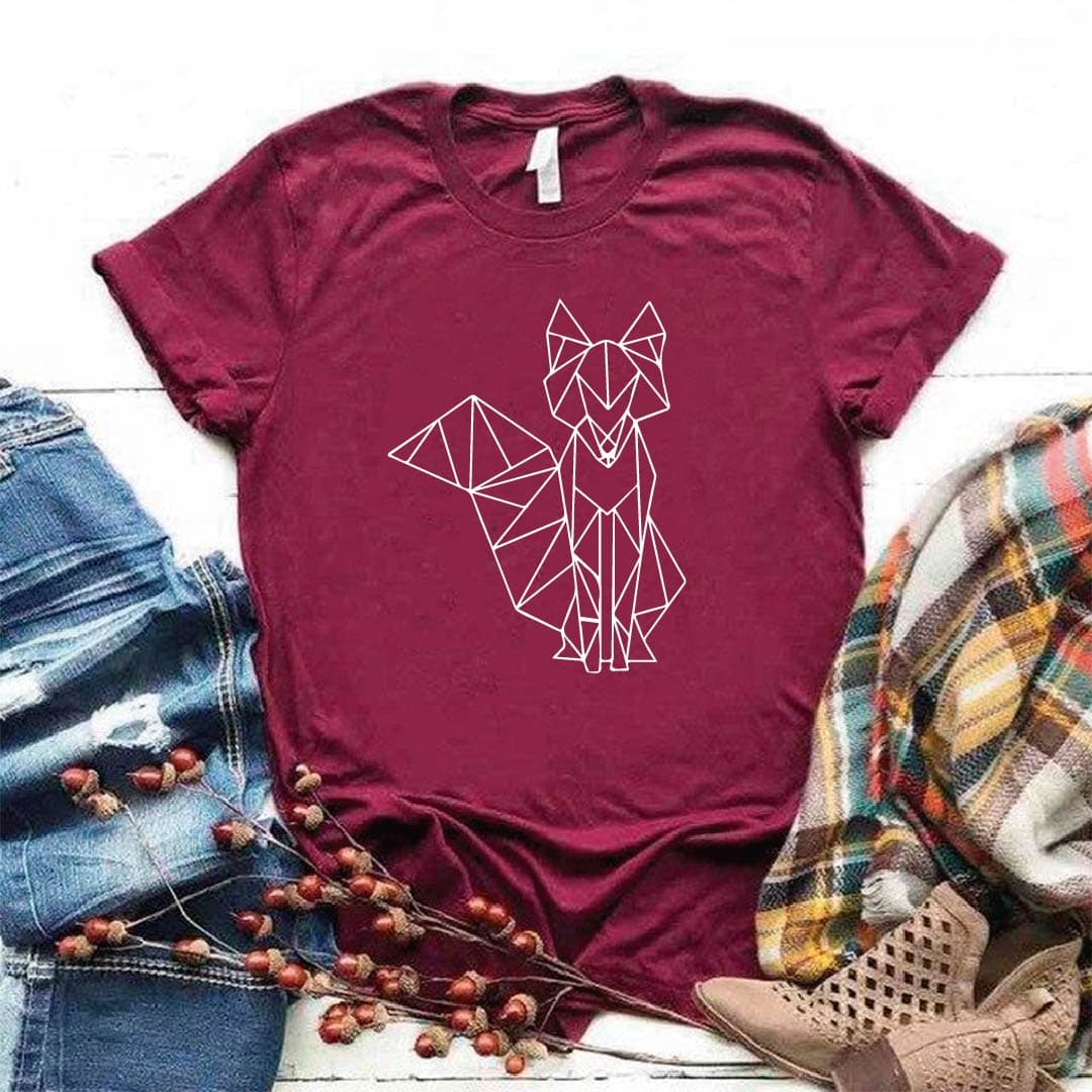 Camisetas estampada tipo T- shirt Zorro Sentado — foto 4
