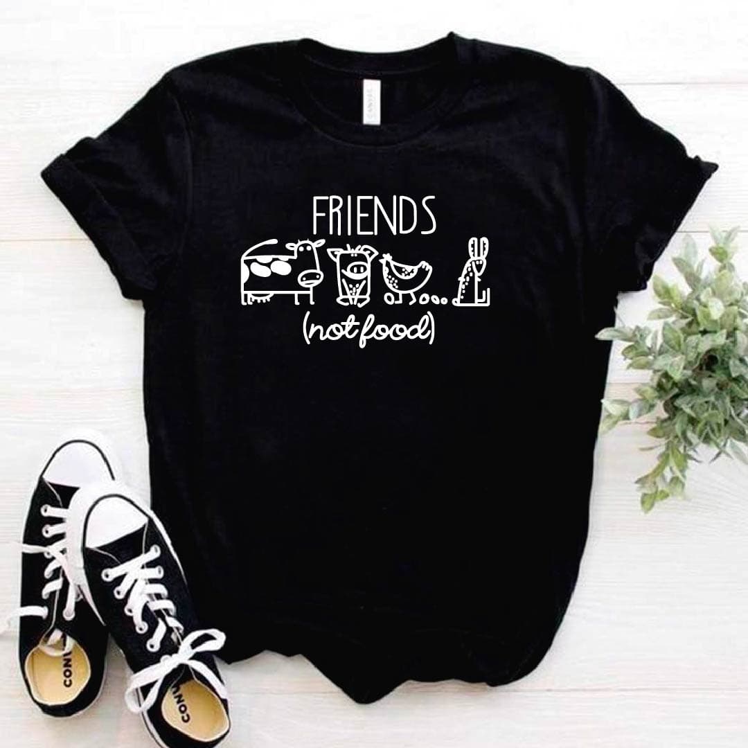 Camisa estampada tipo T- shirt FRIENDS NOT FOOD — foto 3