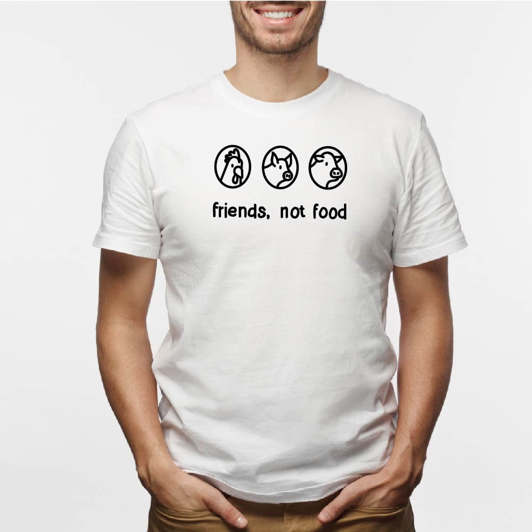 Camisa estampada para hombre  tipo T-shirt FRIENDS NO FOOD 3 TRIO — foto 5