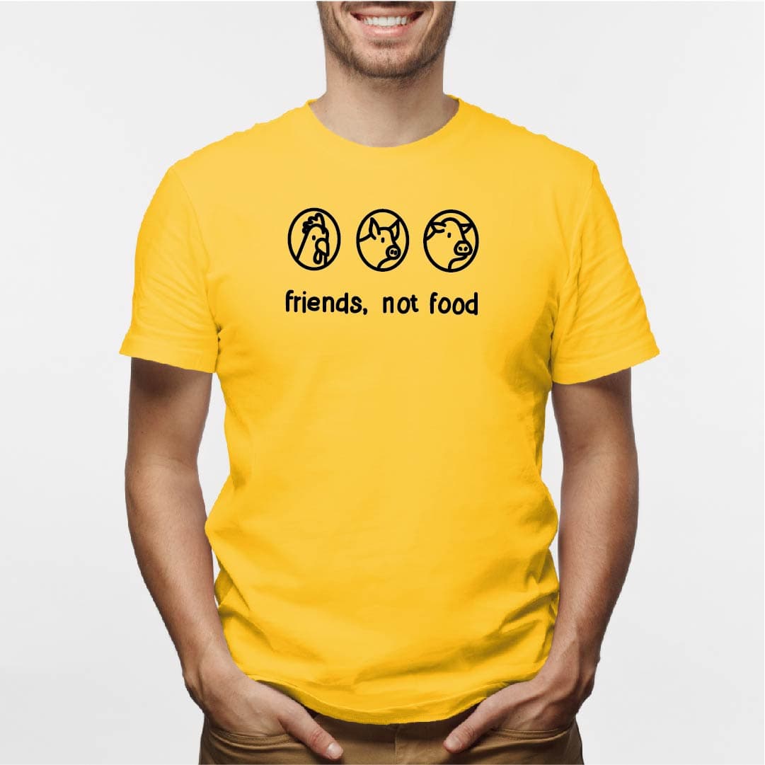 Camisa estampada para hombre  tipo T-shirt FRIENDS NO FOOD 3 TRIO — foto 7