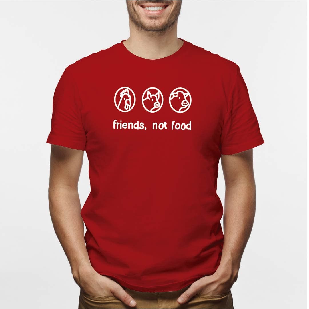 Camisa estampada para hombre  tipo T-shirt FRIENDS NO FOOD 3 TRIO — foto 1