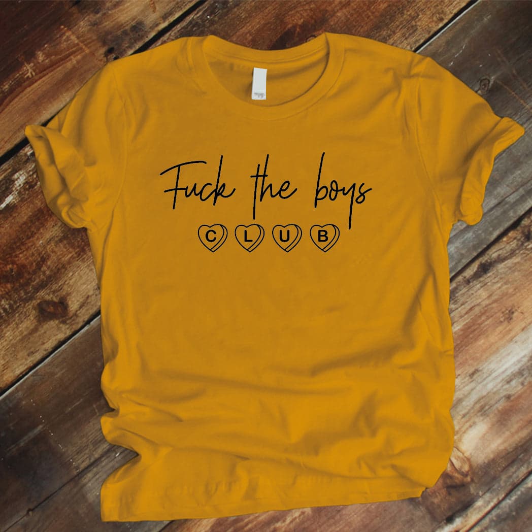 Camiseta Estampada T-shirt FUCK THE BOYS CLUB — foto 2
