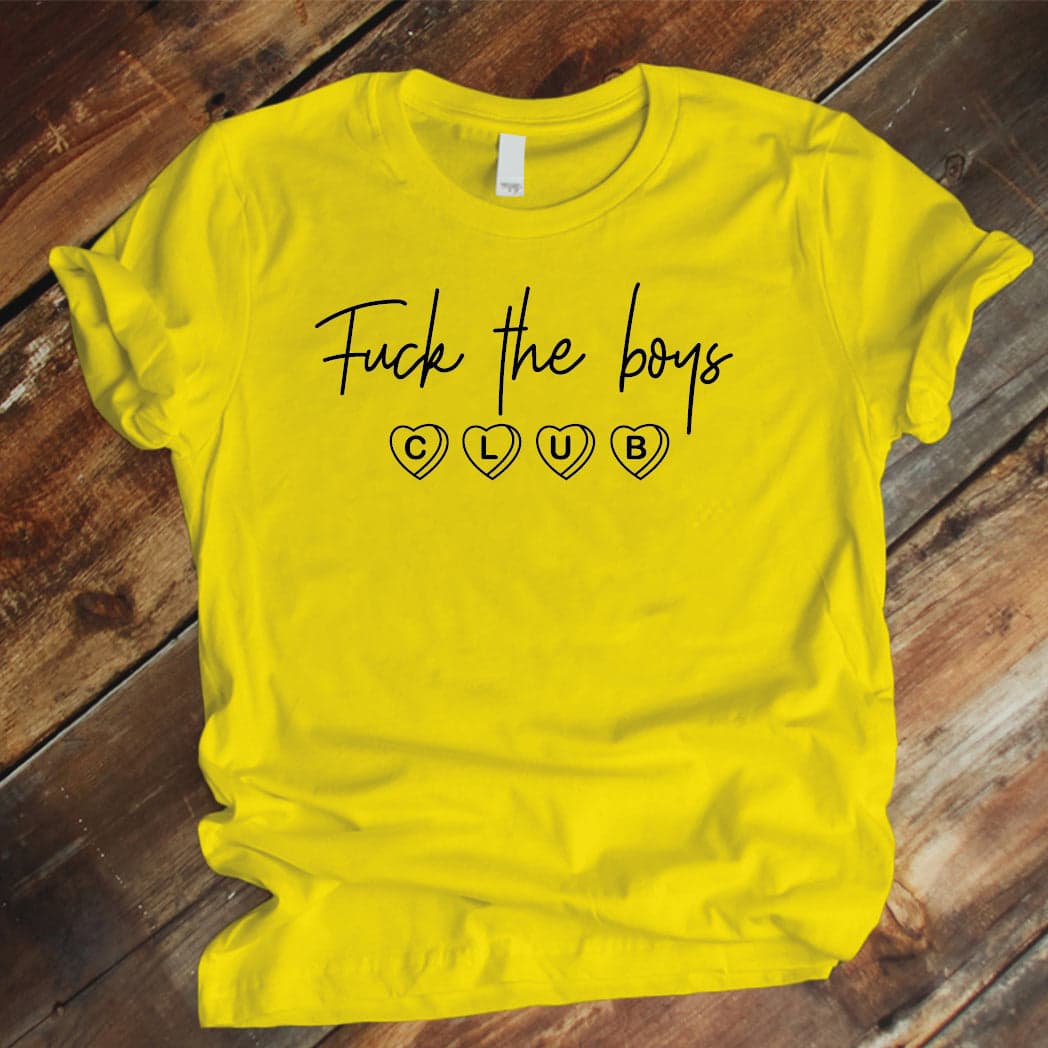 Camiseta Estampada T-shirt FUCK THE BOYS CLUB — foto 7