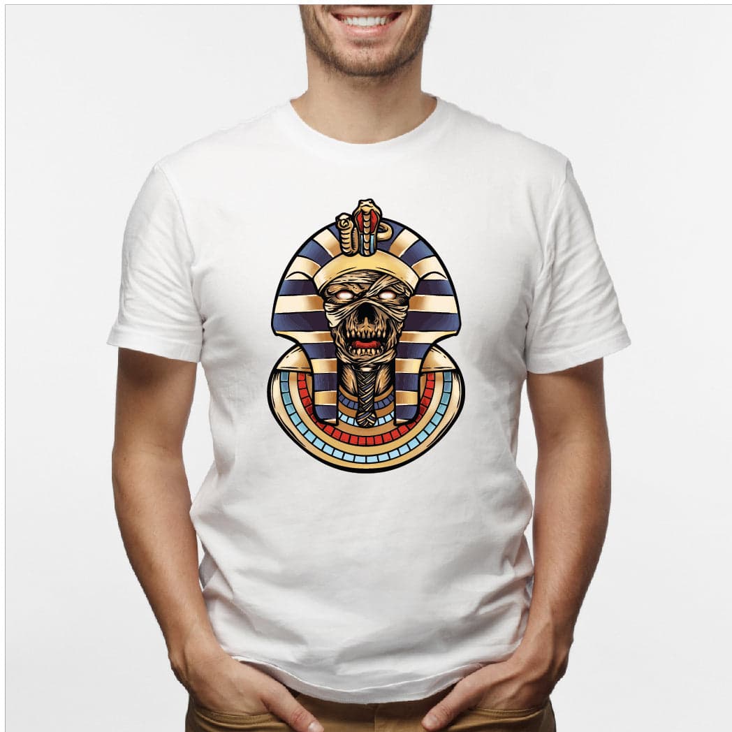 Camisa estampada en algodón para hombre tipo T-shirt Faraon — foto 1