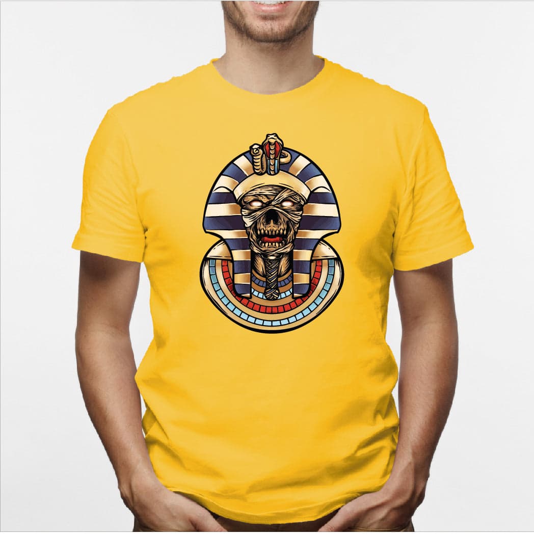 Camisa estampada en algodón para hombre tipo T-shirt Faraon — foto 2