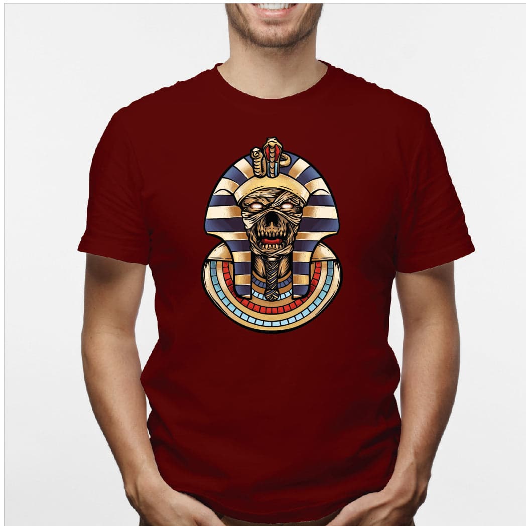 Camisa estampada en algodón para hombre tipo T-shirt Faraon — foto 3