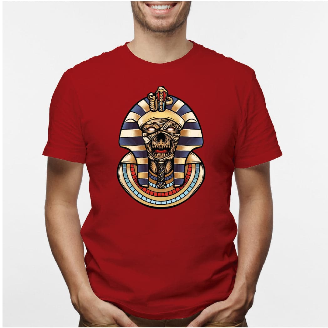 Camisa estampada en algodón para hombre tipo T-shirt Faraon — foto 5