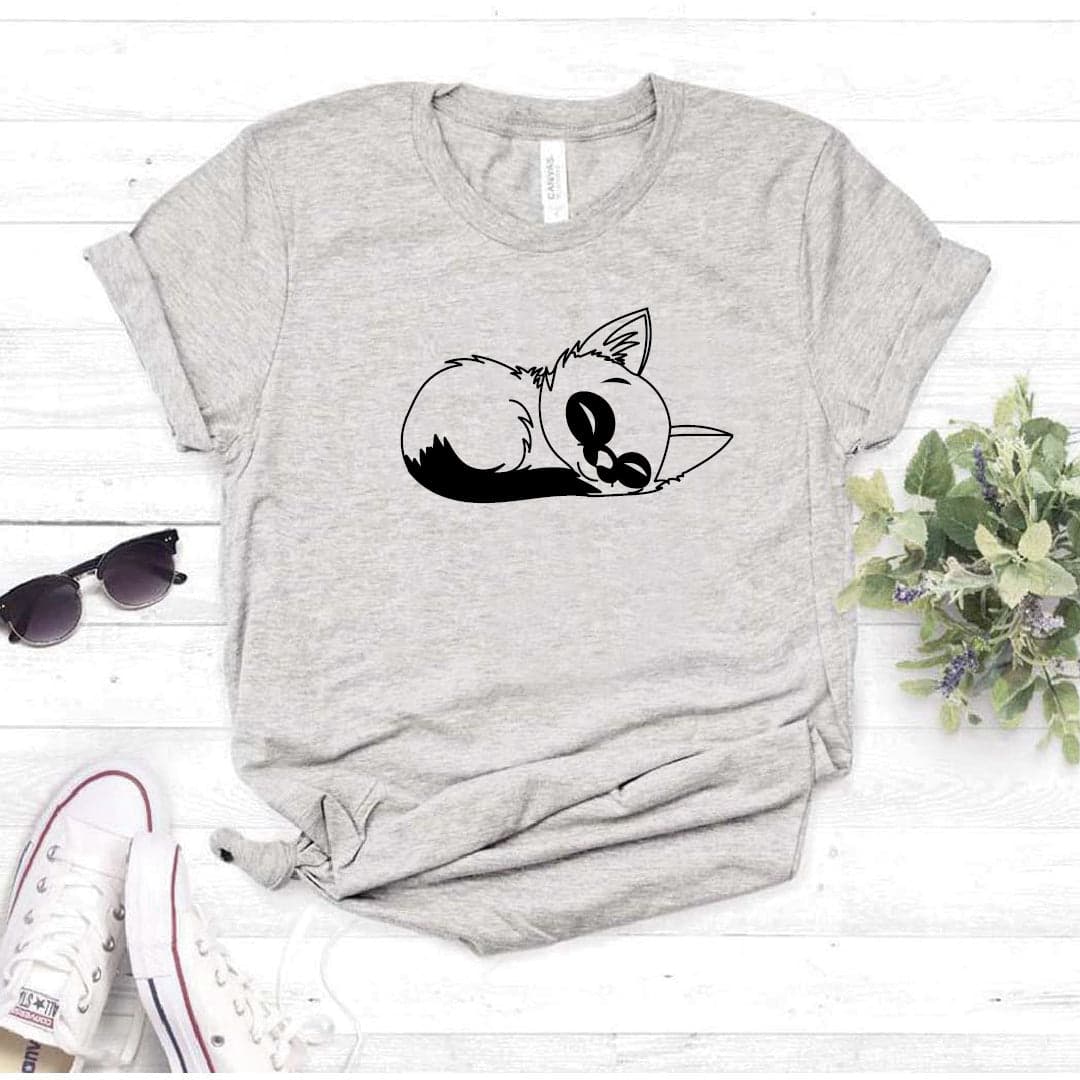 Camisa estampada  tipo T-shirt GATICO DORMIDO — foto 5