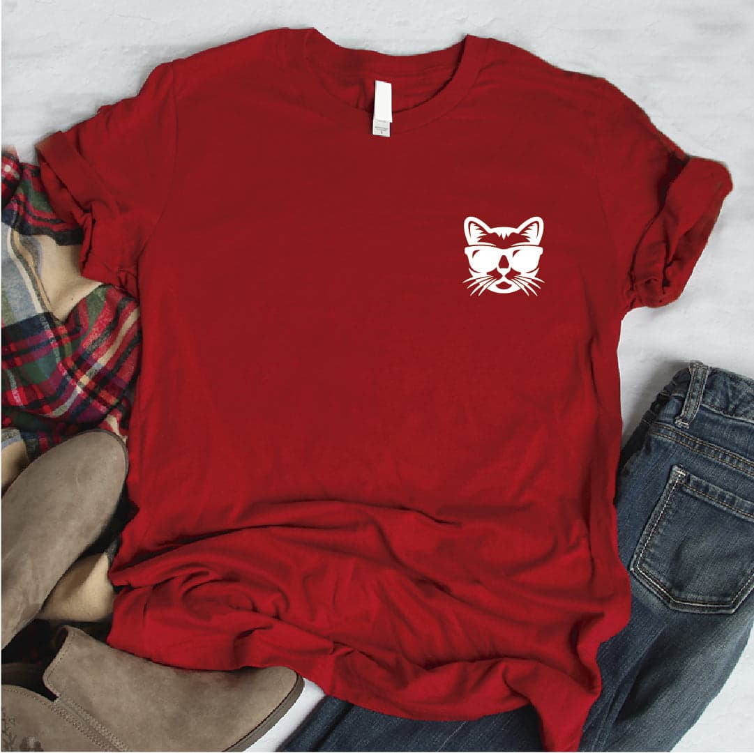 Camisa estampada  tipo T-shirt GATO COOL BOLSILLO — foto 5