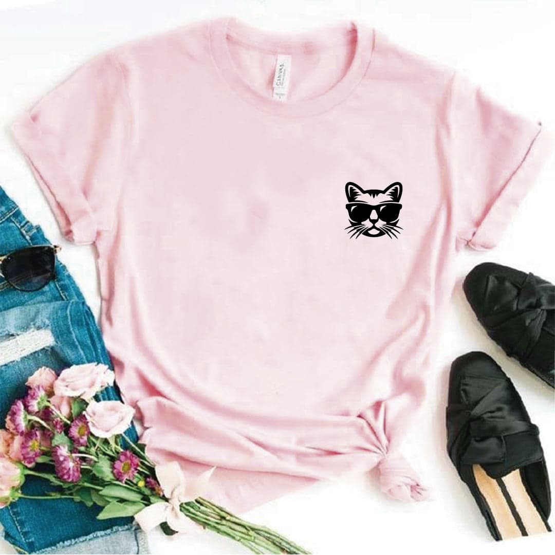 Camisa estampada  tipo T-shirt GATO COOL BOLSILLO — foto 6