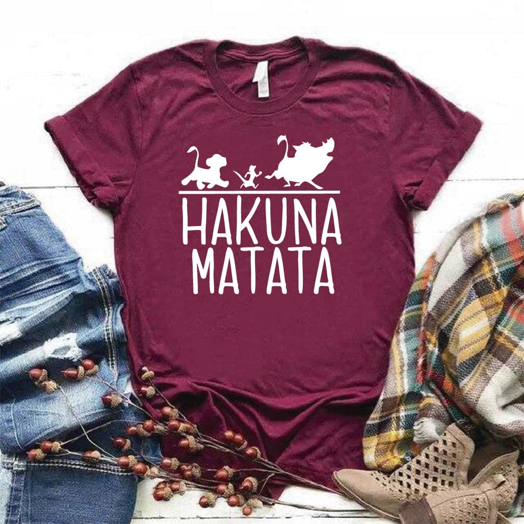 Camiseta estampada T-shirt  Hakuna Matata — foto 7