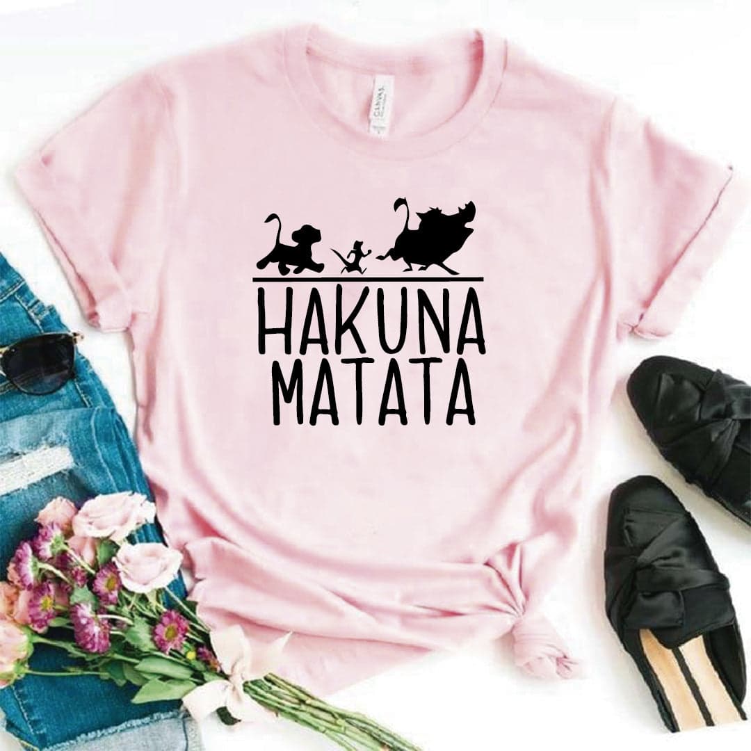Camiseta estampada T-shirt  Hakuna Matata — foto 3