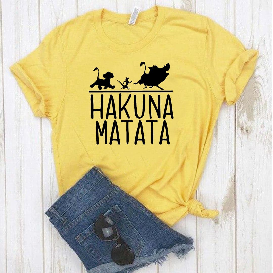 Camiseta estampada T-shirt  Hakuna Matata — foto 5