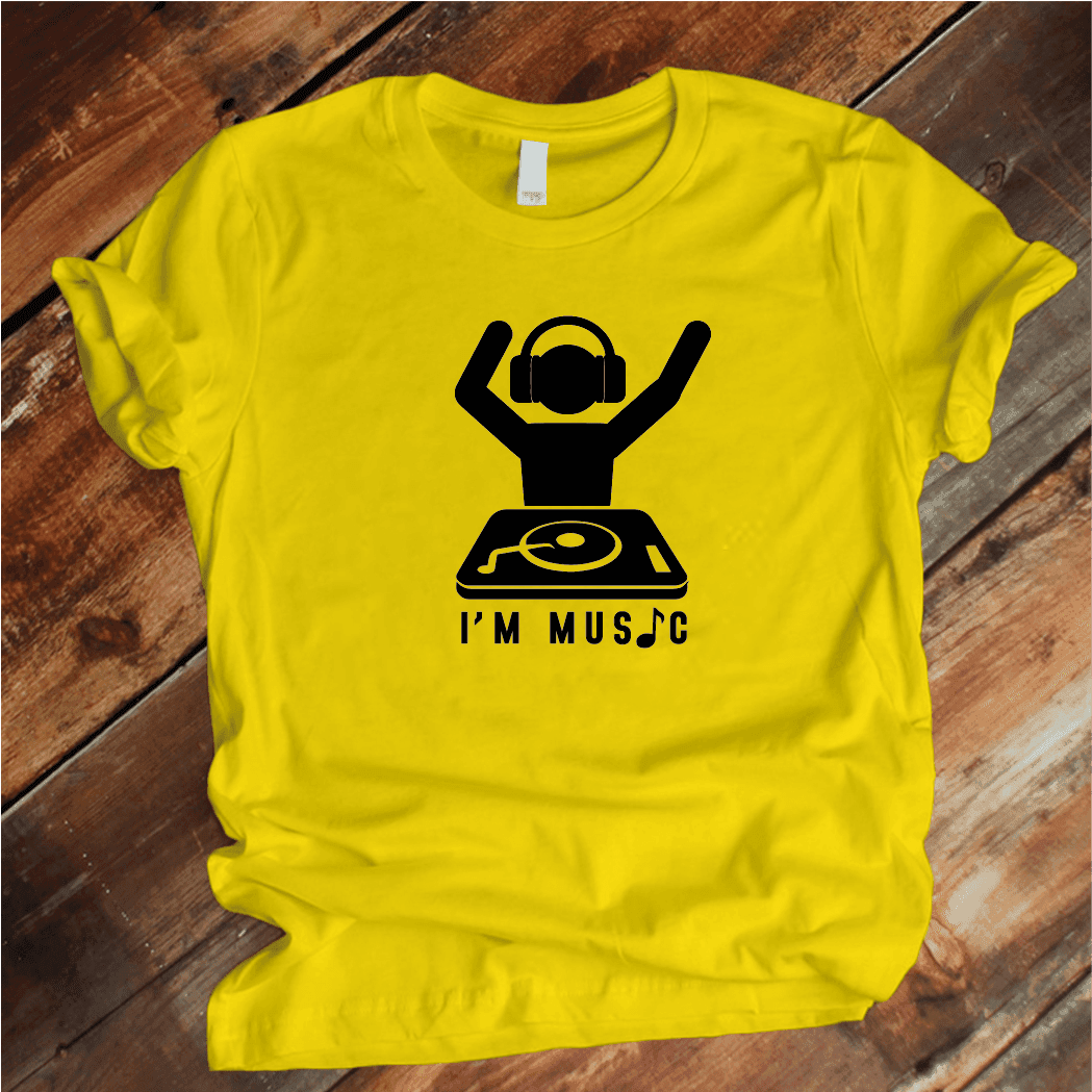Camiseta T-shirt I'M MUSIC (HOMBRE) — foto 2