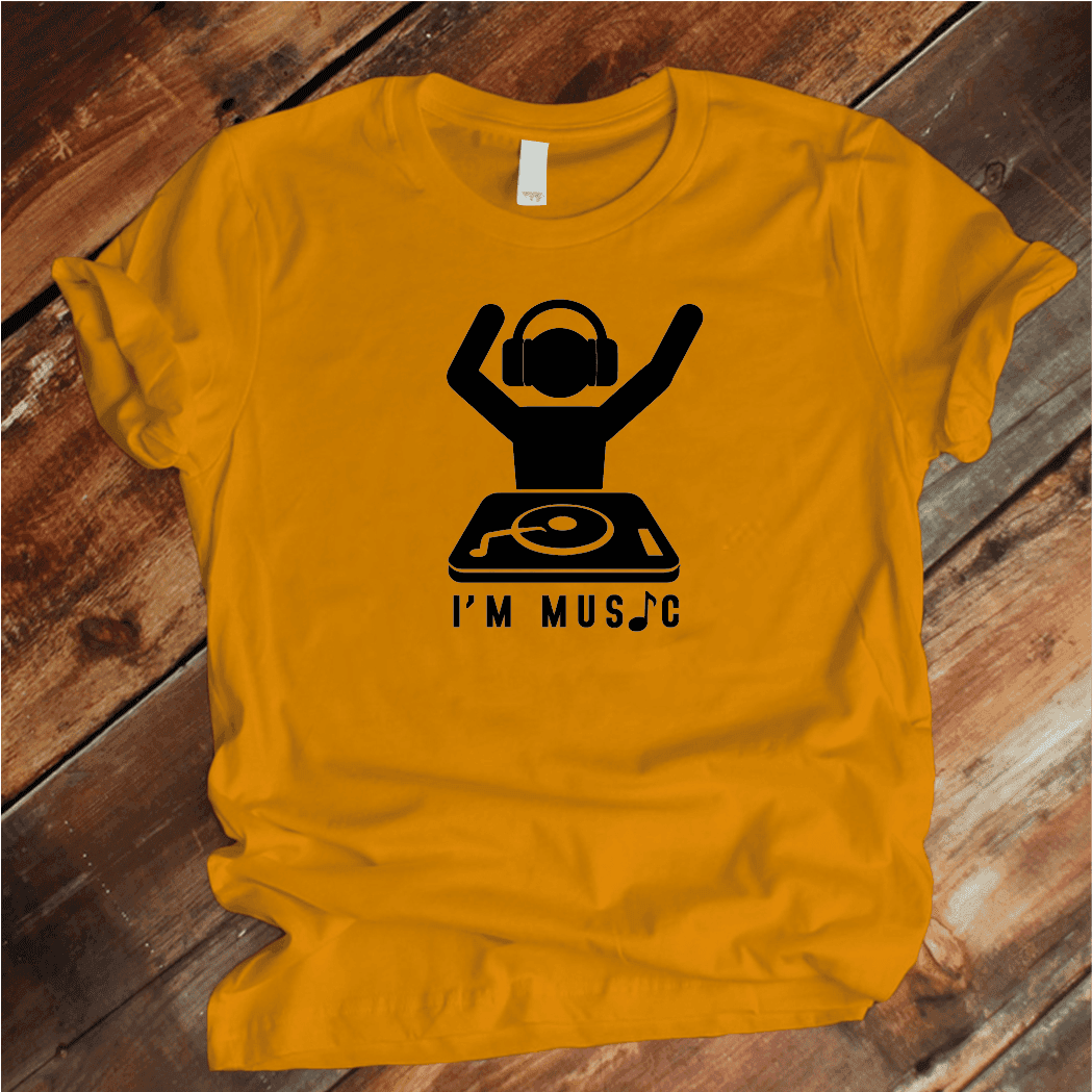 Camiseta T-shirt I'M MUSIC (HOMBRE) — foto 4
