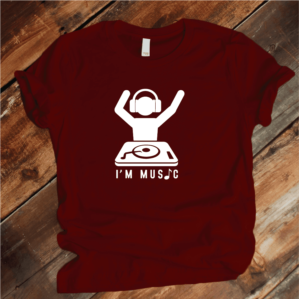 Camiseta T-shirt I'M MUSIC (HOMBRE) — foto 5