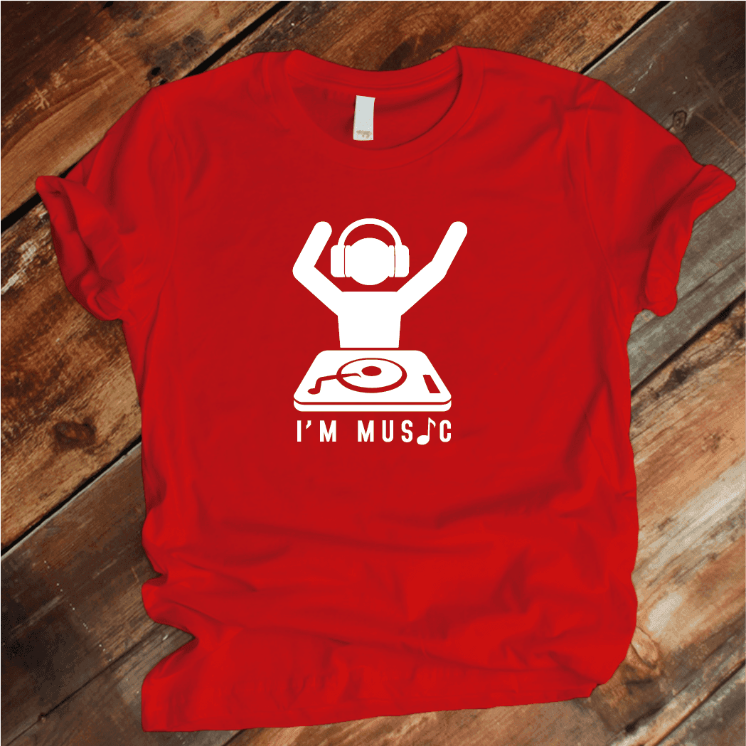 Camiseta T-shirt I'M MUSIC (HOMBRE) — foto 6