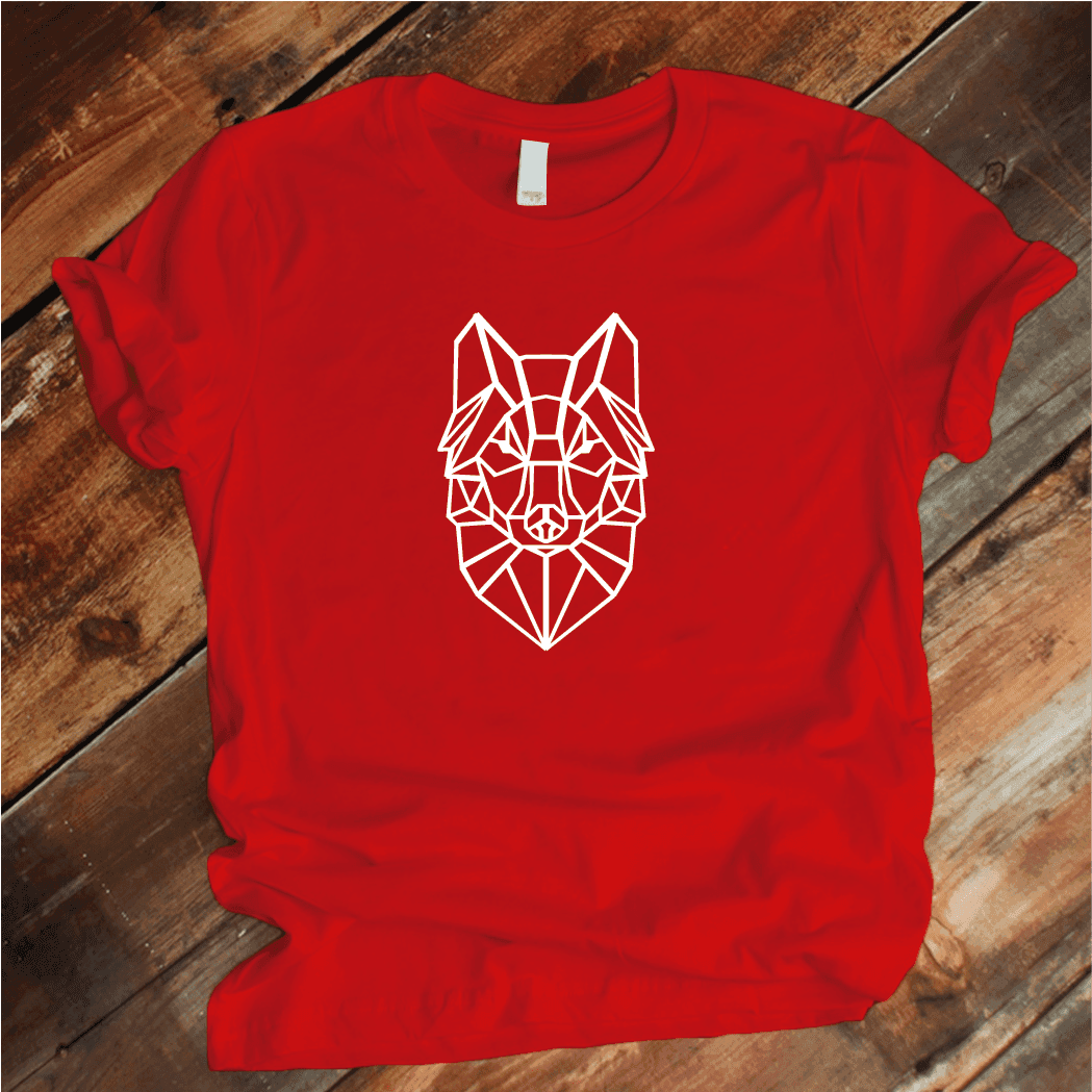 Camiseta estampada tipo T-shirt LOBO MELENA (GEOMÉTRICO) HOMBRE — foto 2