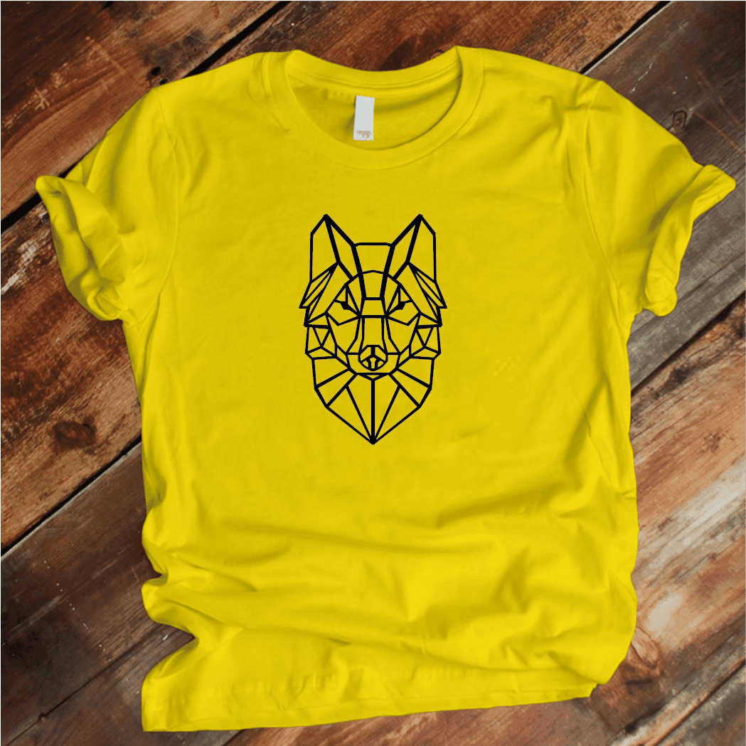 Camiseta estampada tipo T-shirt LOBO MELENA (GEOMÉTRICO) HOMBRE — foto 3