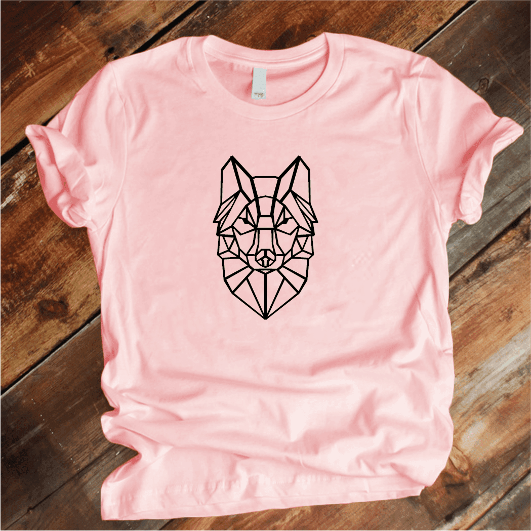 Camiseta estampada tipo T-shirt LOBO MELENA (GEOMÉTRICO) HOMBRE — foto 4