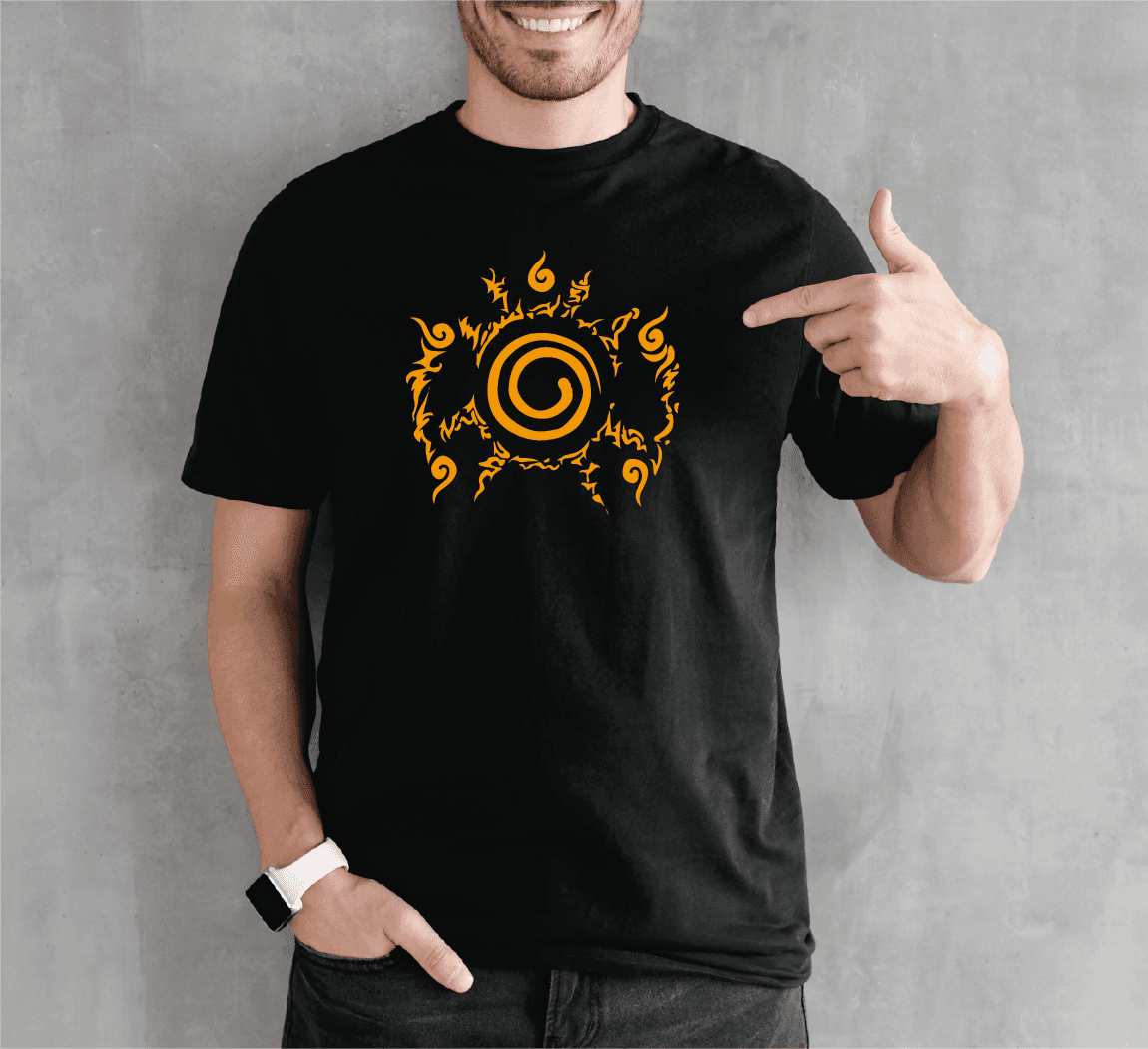 Camisa estampada para hombre  tipo T-shirt SELLO NARUTO — foto 1