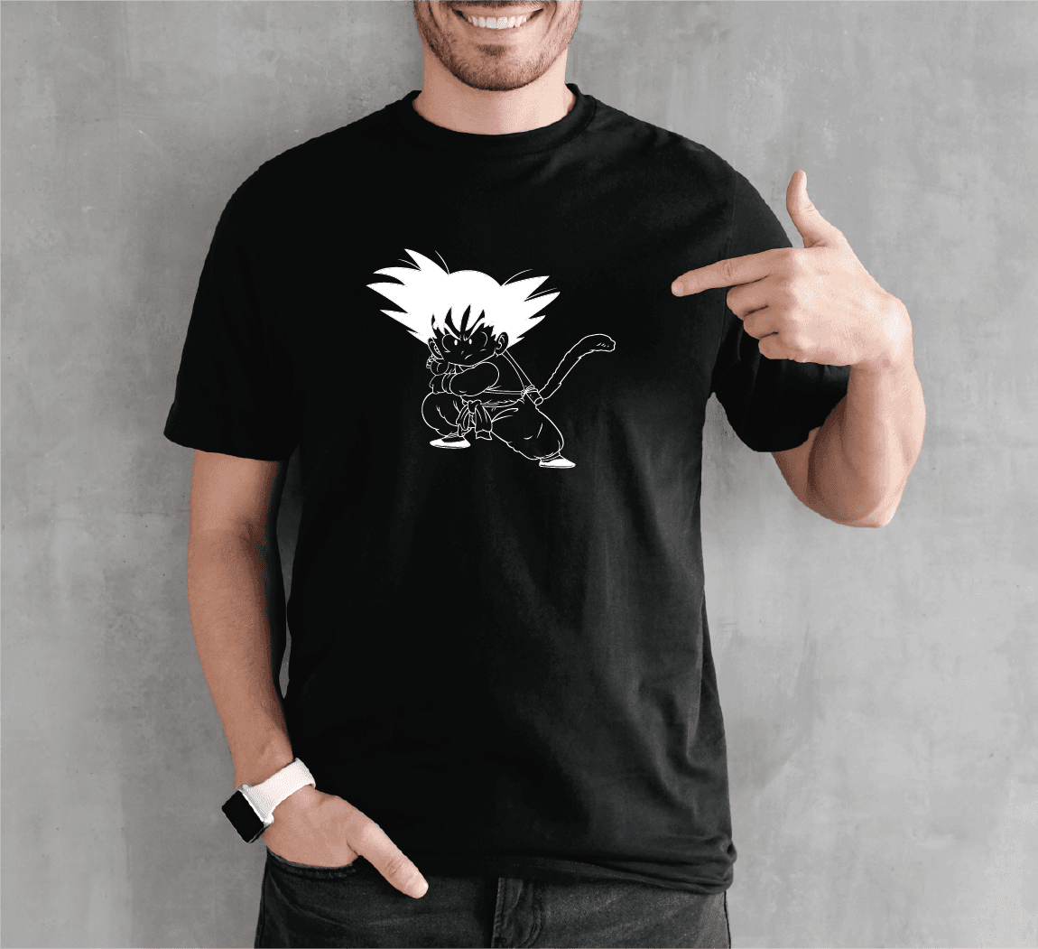 Camisa estampada para hombre  tipo T-shirt GOKU NIÑO — foto 1