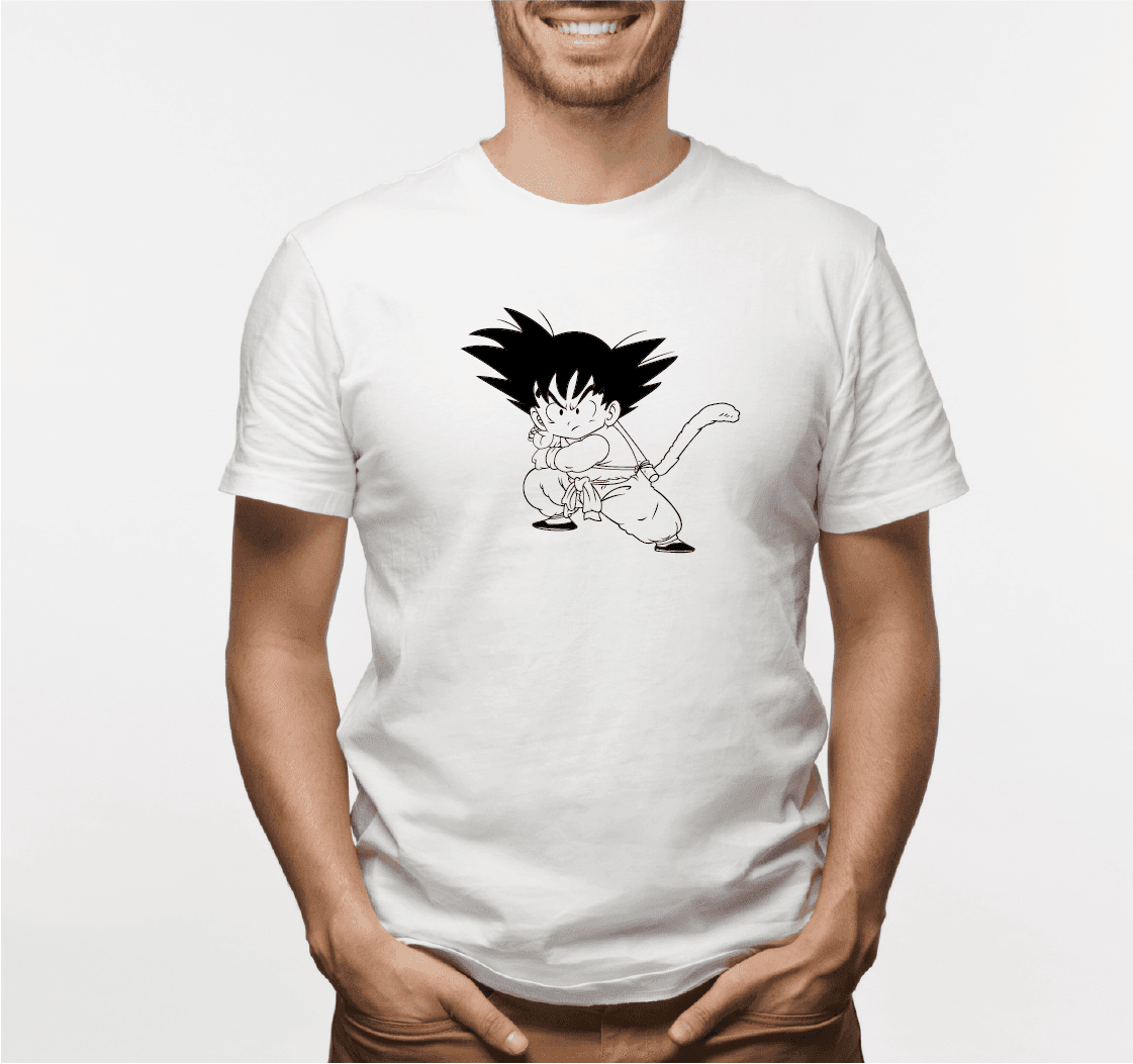 Camisa estampada para hombre  tipo T-shirt GOKU NIÑO — foto 2