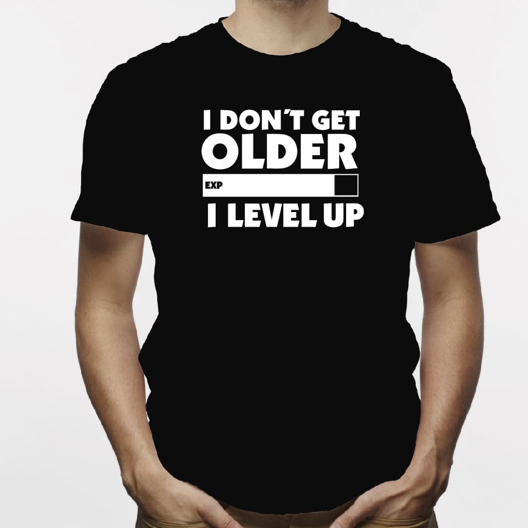 Camiseta estampada hombre T-shirt I dont get OLDER — foto 4