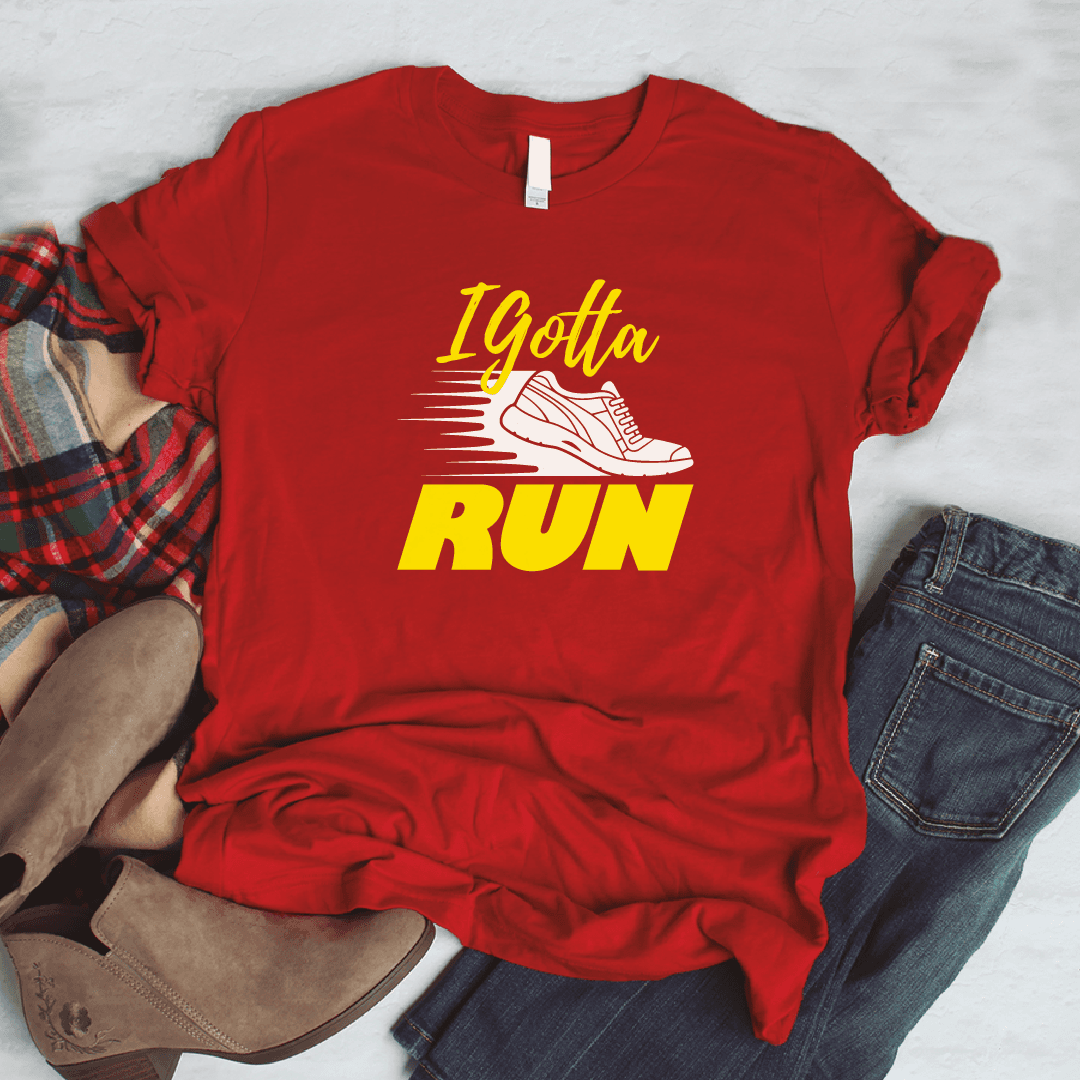Camiseta estampada tipo T-shirt I GOTTA RUN (FITNESS) (DAMA) — foto 2