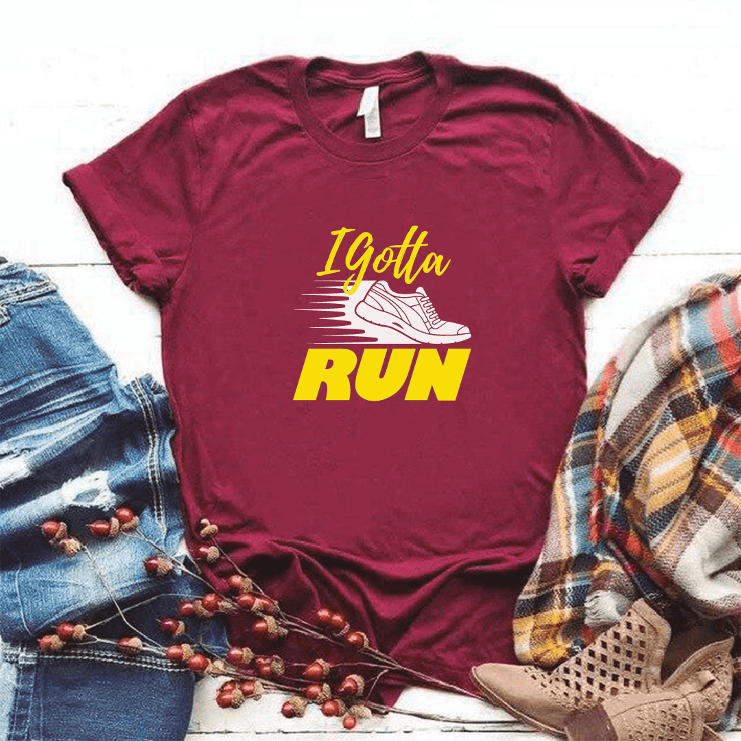 Camiseta estampada tipo T-shirt I GOTTA RUN (FITNESS) (DAMA) — foto 6