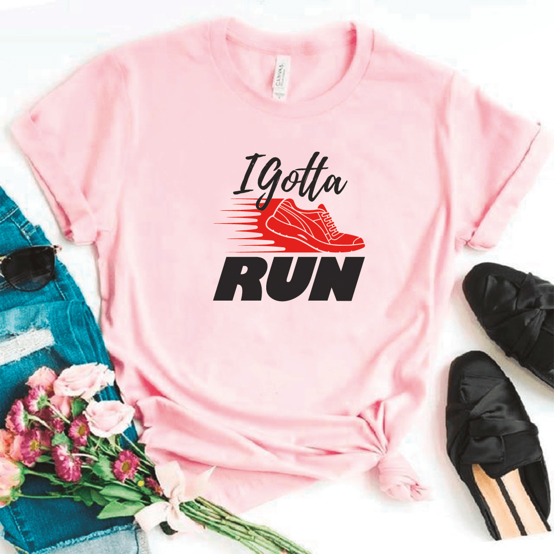Camiseta estampada tipo T-shirt I GOTTA RUN (FITNESS) (DAMA) — foto 7