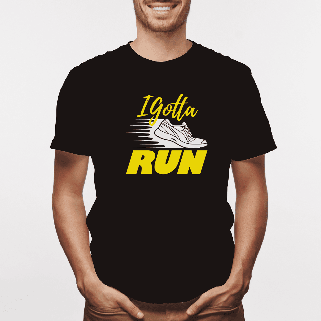 Camiseta estampada tipo T-shirt I GOTTA RUN (FITNESS) (HOMBRE) — foto 2