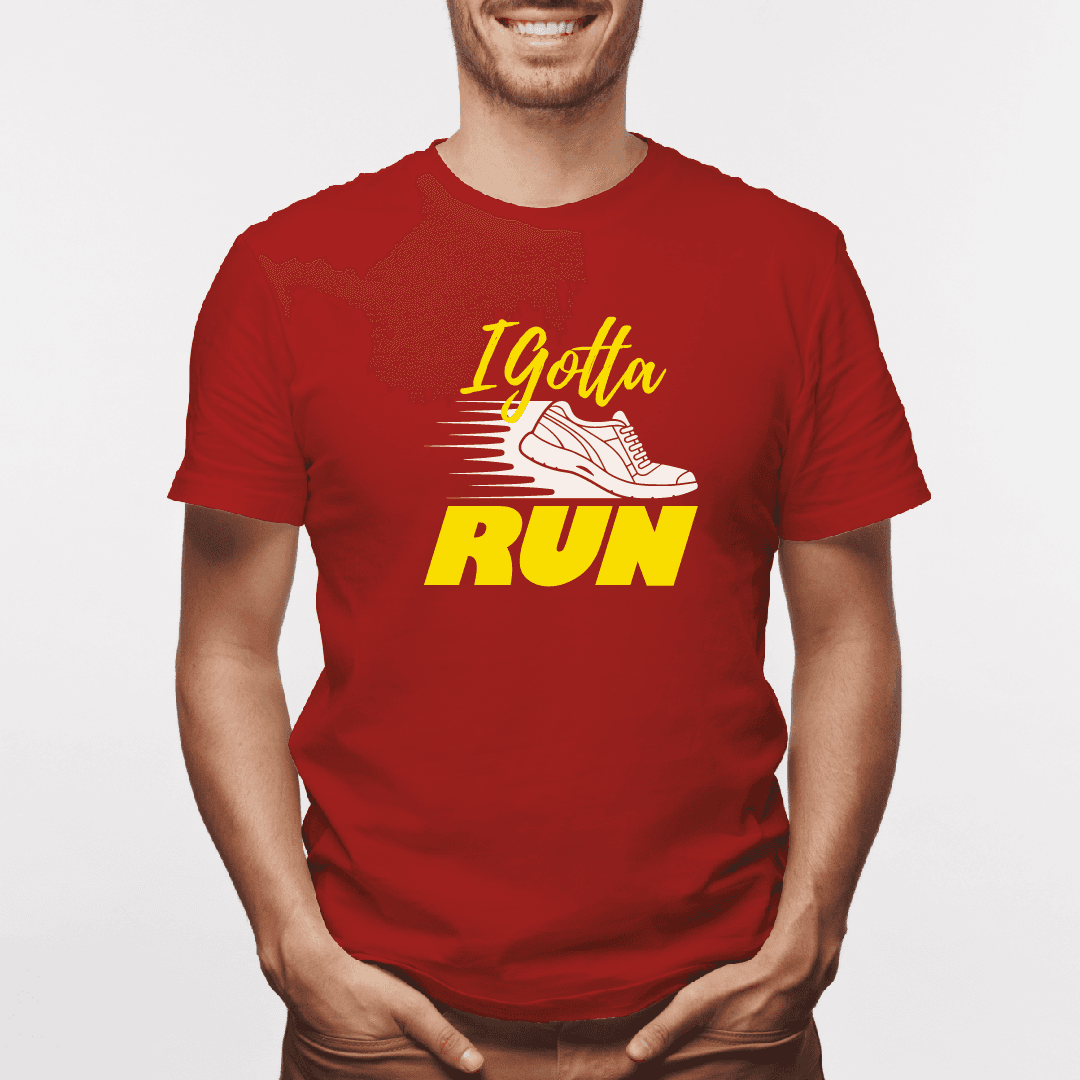 Camiseta estampada tipo T-shirt I GOTTA RUN (FITNESS) (HOMBRE) — foto 4