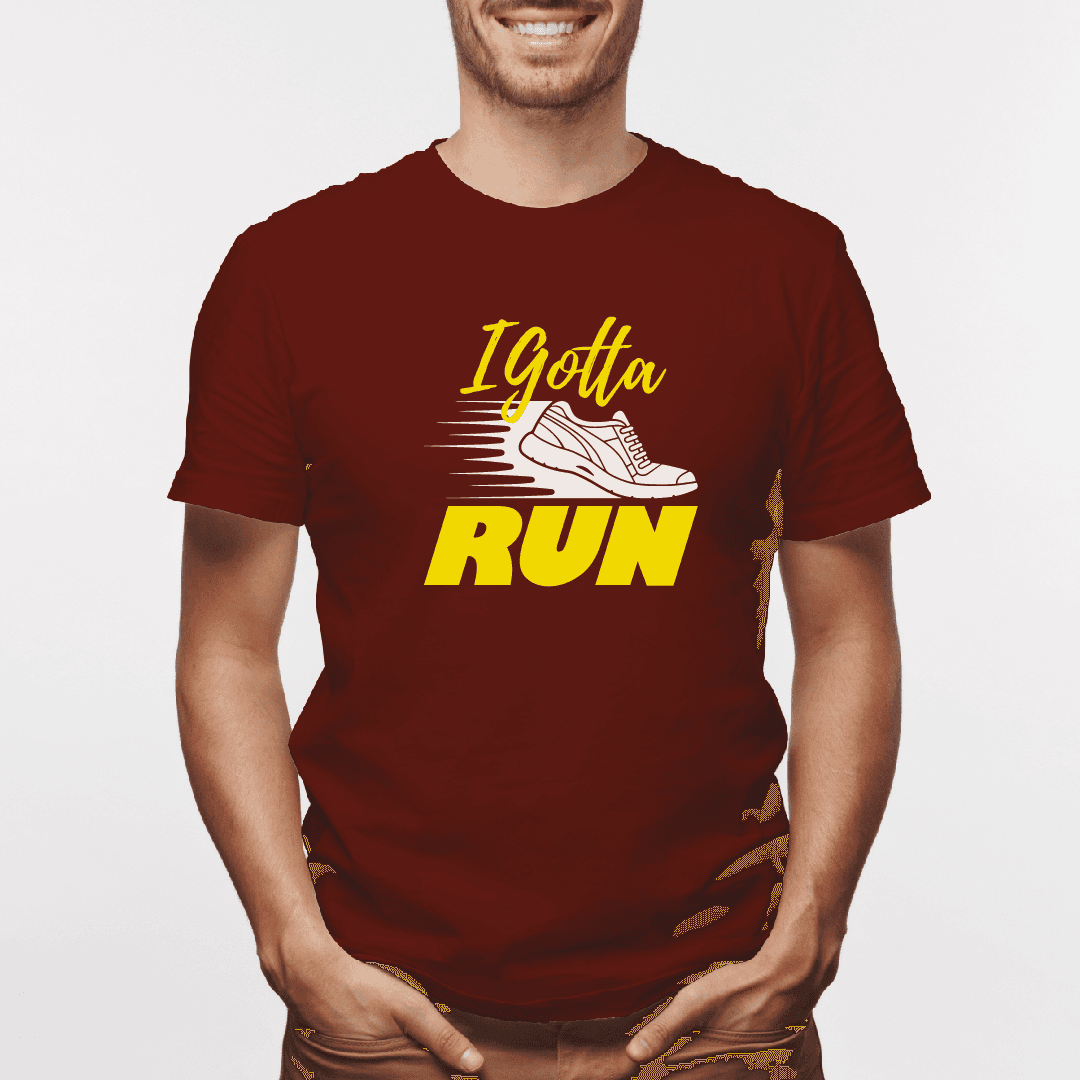 Camiseta estampada tipo T-shirt I GOTTA RUN (FITNESS) (HOMBRE) — foto 1