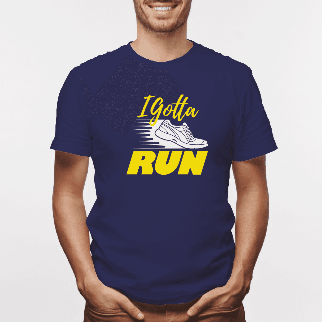 Camiseta estampada tipo T-shirt I GOTTA RUN (FITNESS) (HOMBRE) — foto 8