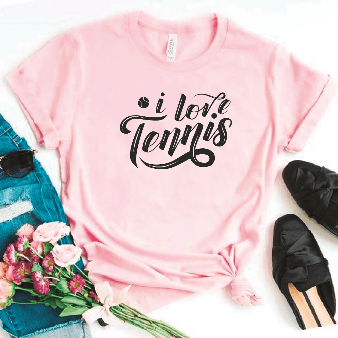 Camiseta estampada tipo T-shirt I LOVE TENNIS (DEPORTES) (DAMA) — foto 4