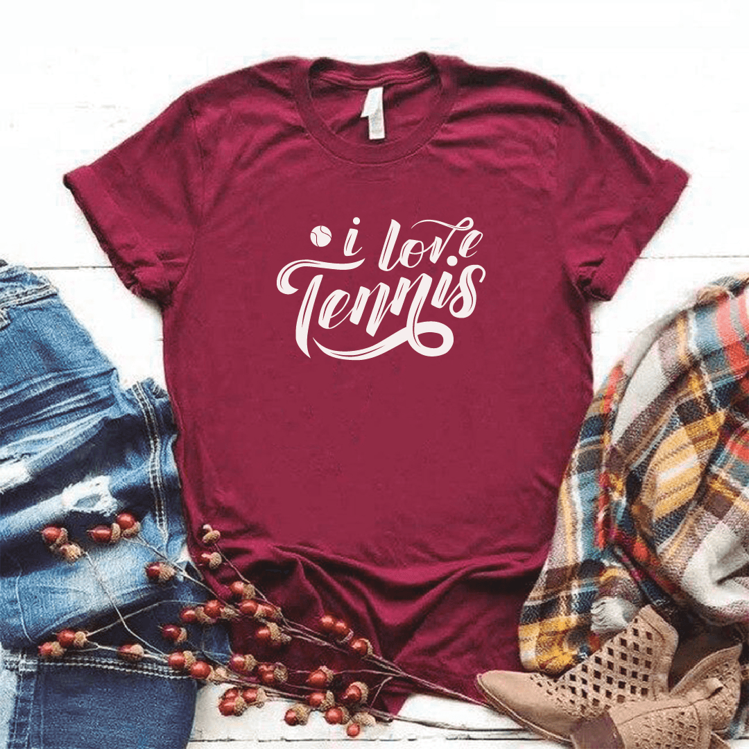 Camiseta estampada tipo T-shirt I LOVE TENNIS (DEPORTES) (DAMA) — foto 6