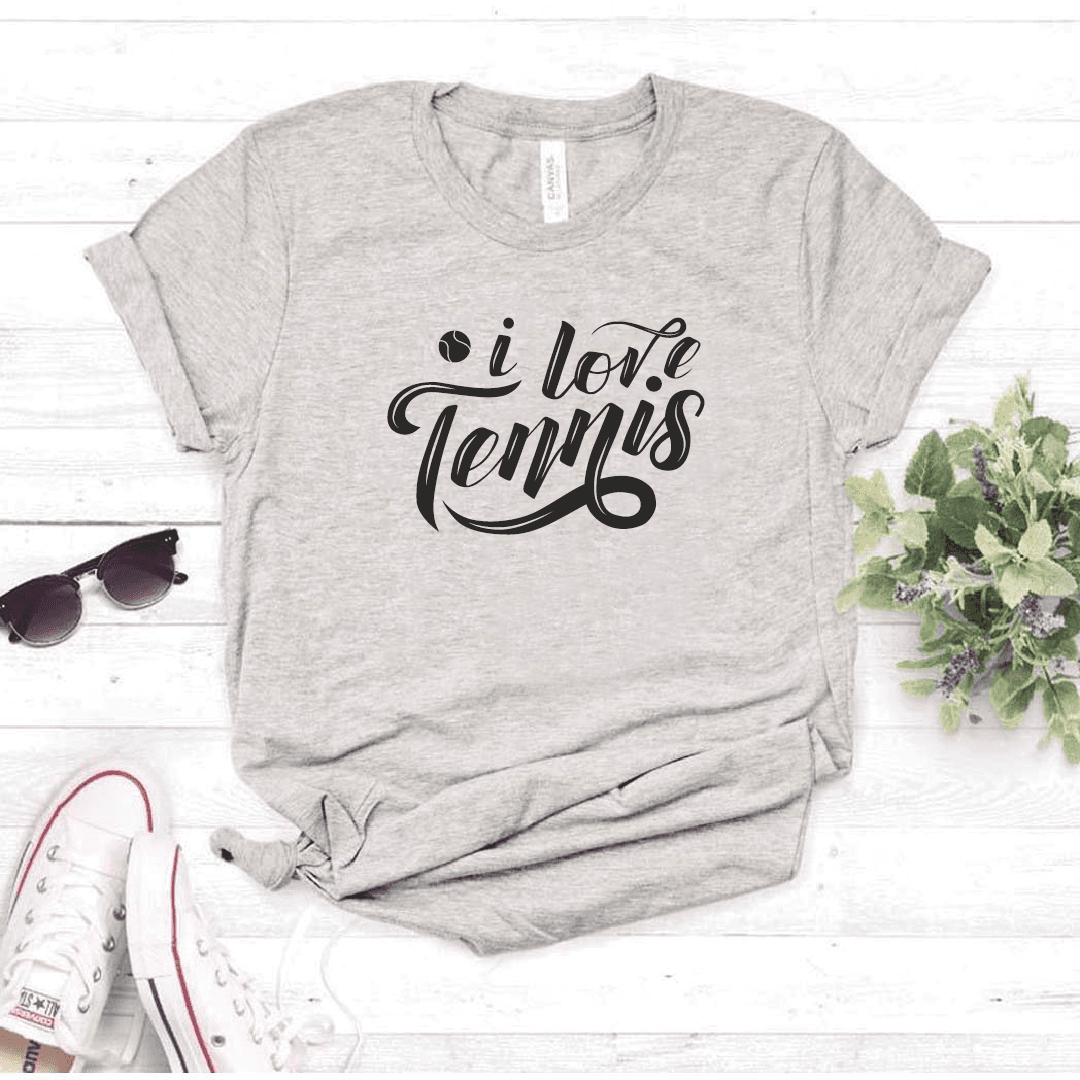 Camiseta estampada tipo T-shirt I LOVE TENNIS (DEPORTES) (DAMA) — foto 8