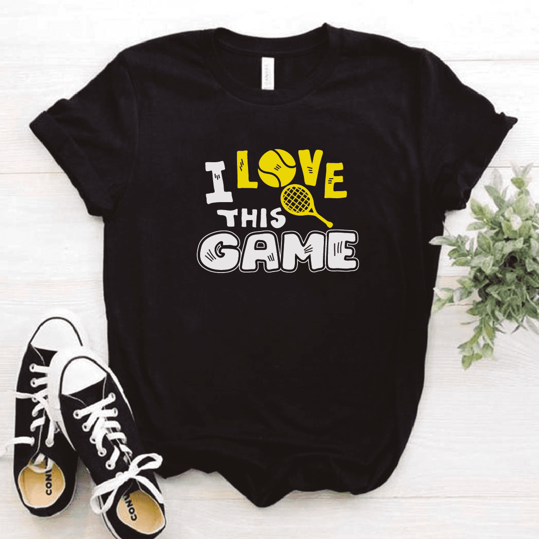 Camiseta estampada tipo T-shirt I LOVE THIS GAME (DEPORTES) (DAMA) — foto 1