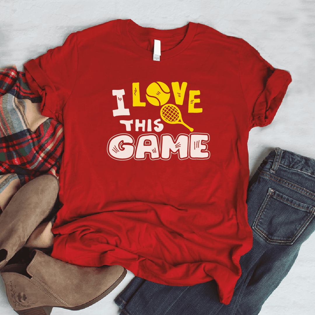 Camiseta estampada tipo T-shirt I LOVE THIS GAME (DEPORTES) (DAMA) — foto 4