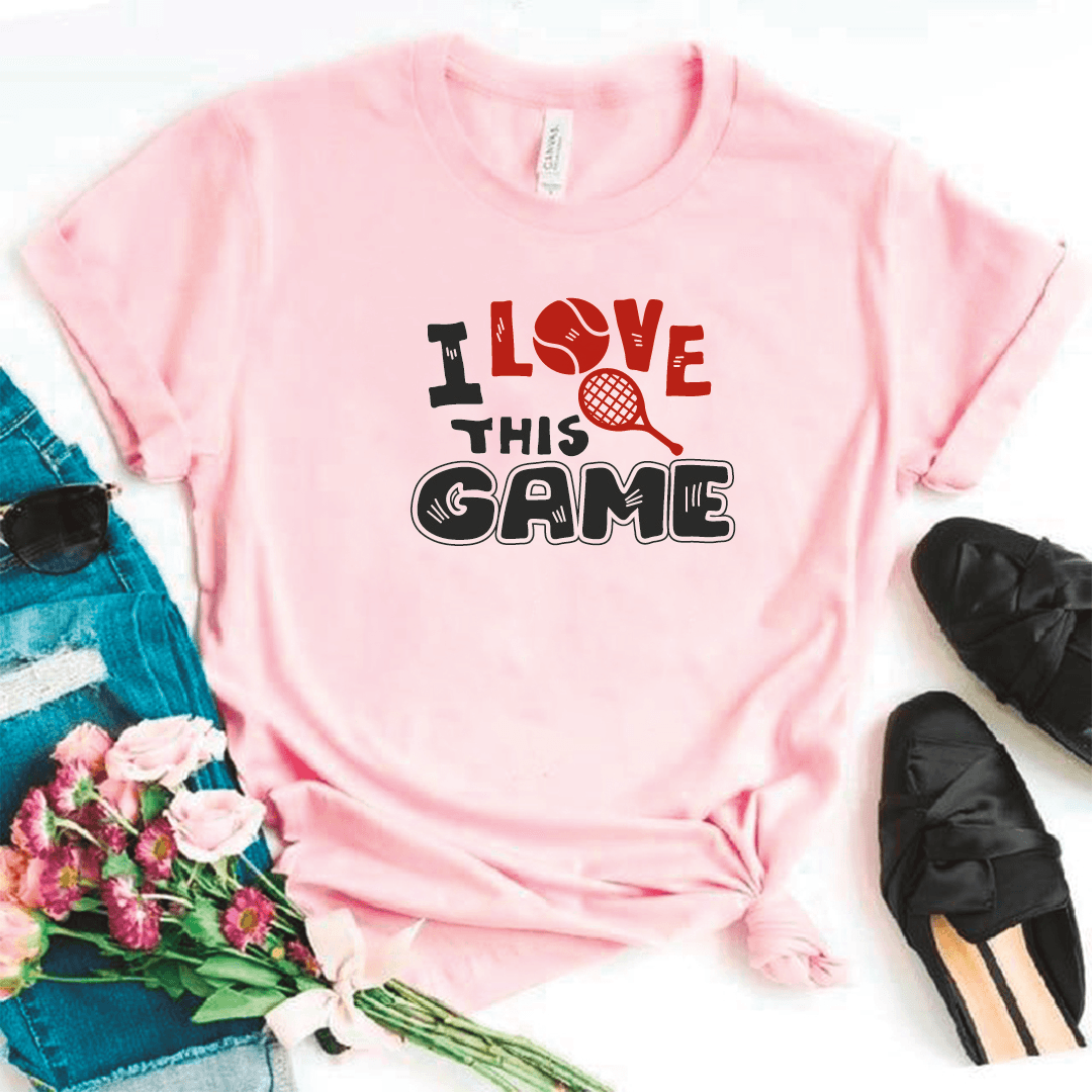 Camiseta estampada tipo T-shirt I LOVE THIS GAME (DEPORTES) (DAMA) — foto 5